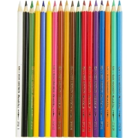 Карандаши акварельные KOH-I-NOOR, MONDELUZ 18 цв. шестигрй, 3717/18