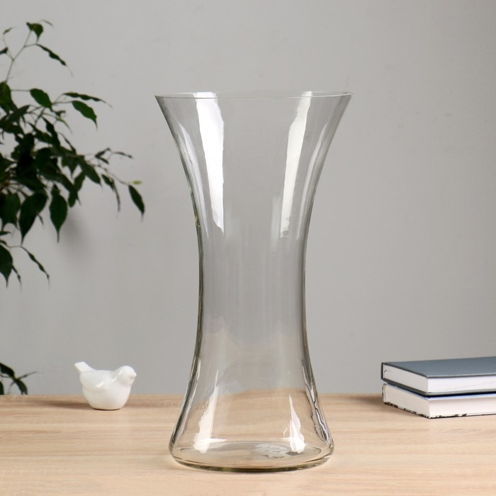 Ваза  Ваза "Талия" H=39см, d=21см  2382 прозрачная