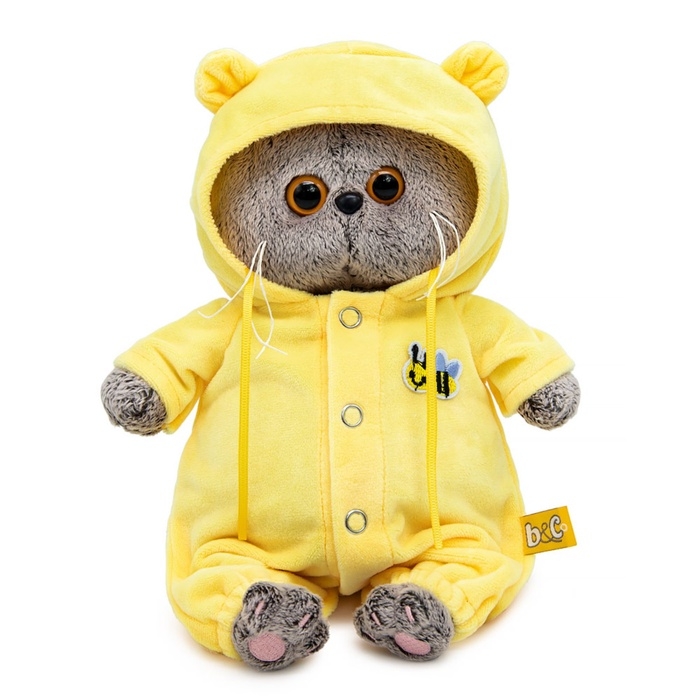 Мягкая игрушка  Мягкая игрушка "Басик BABY в кигуруми с пчелкой", 20 см BB-158
