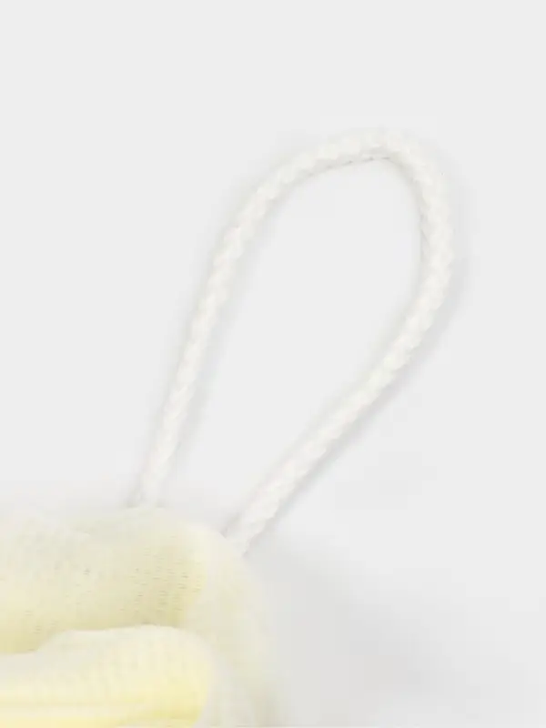 Мочалка для тела 50 гр. "Роза", цвет белый