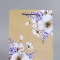 Пакет подарочный ламинированный "Самой нежной" 18 х 22,3 х 10 см