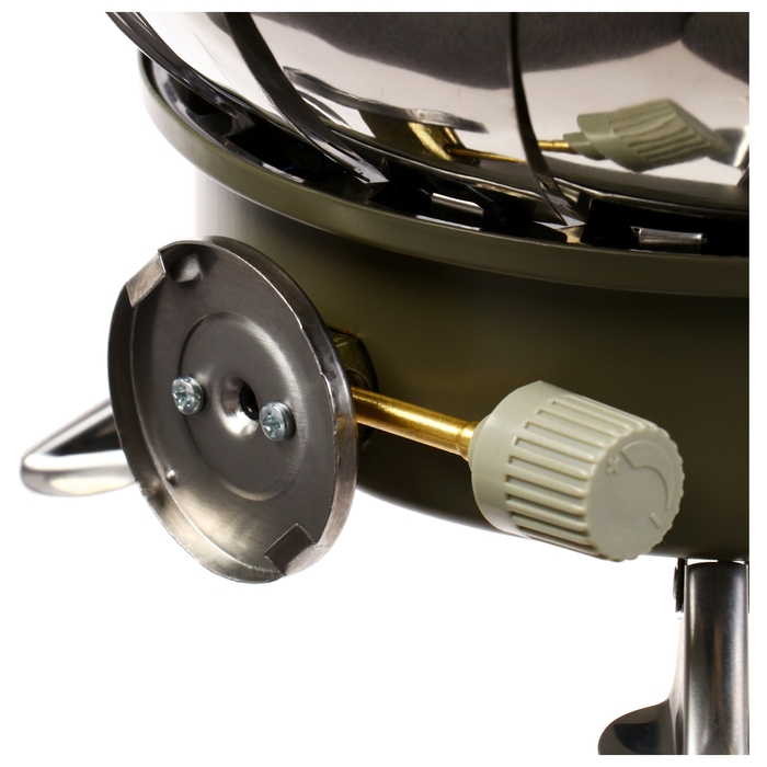 Плита газовая Maclay (с ветрозащитой) 17 х 13 см, для кемпинга, большая Плита газовая Maclay (с ветрозащитой) 17 х 13 см, для кемпинга, большая