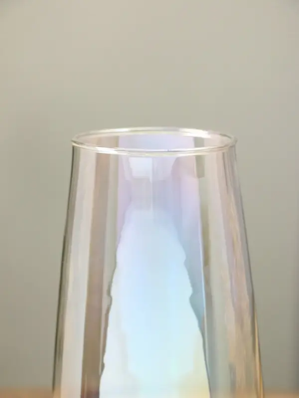 Ваза стекло настольная "Кэнди" 22х9х6,5 см, прозрачный