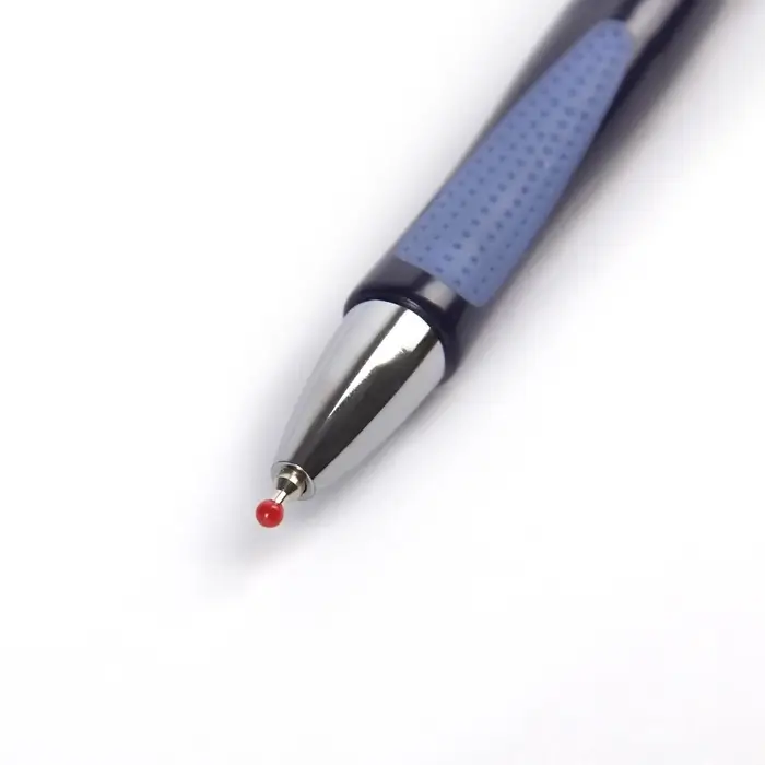 Ручка шариковая Vinson, автоматическая, синий стержень, узел 0.5 мм, резиновый упор, МИКС