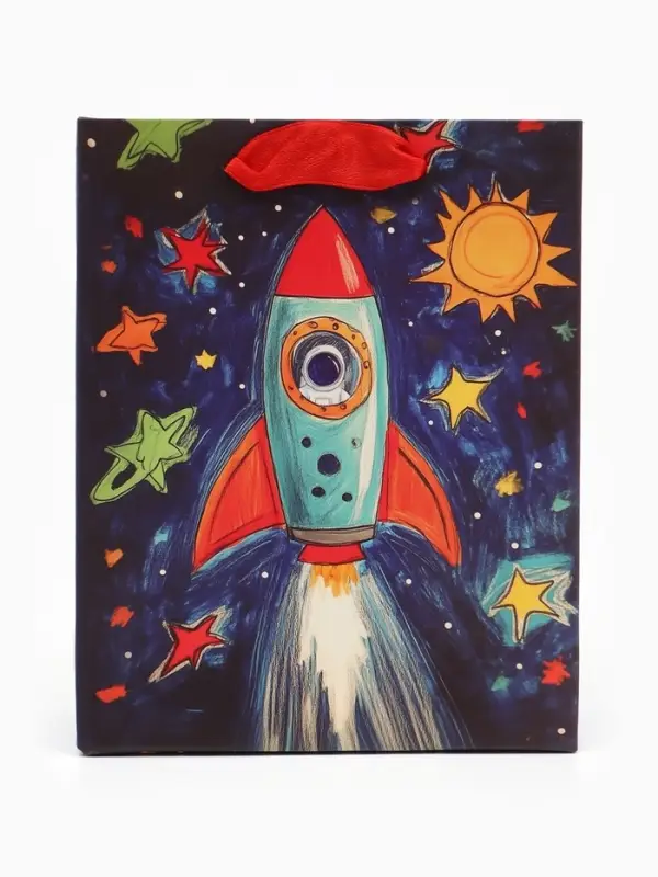 Пакет подарочный &laquo;Космос&raquo;, 12&times;15&times;5.5 см