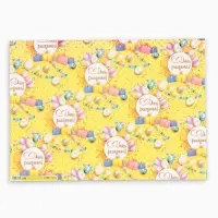 Бумага упаковочная &laquo;С Днём рождения&raquo;, глянец, 60&times;40 см