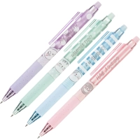 Ручка гелевая  автомат.со стир.черн M&G So Many Cats,дш0,5,син,асс AKPJ2675