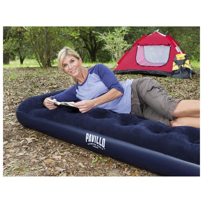 Матрас надувной Pavillo, 188 х 99 х 28 см, с встроенным ножным насосом, 67224 Bestway Матрас надувной Pavillo, 188 х 99 х 28 см, с встроенным ножным насосом, 67224 Bestway