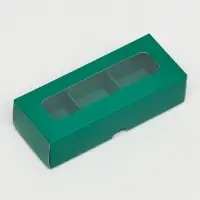 Коробка для 3 конфеты, 13.7×5.5×3.5 см
