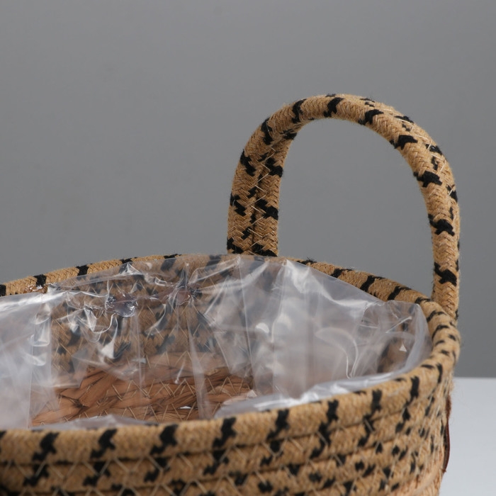 Набор корзин из 3 шт, D20xH16 BD15, D16xH14 BD11, D12xH11 BD9 см, рогоз Набор корзин из 3 шт, D20xH16 BD15, D16xH14 BD11, D12xH11 BD9 см, рогоз