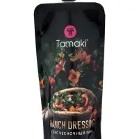 Соус Чесночный Ранч Tamaki на основе растительных масел, 0.2 л