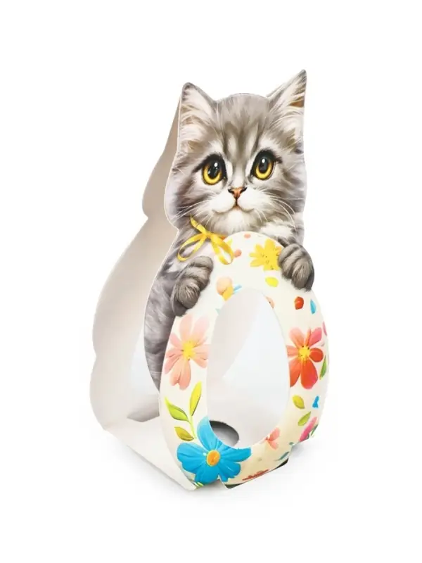 Коробка для яйца на Пасху &laquo;Котик&raquo;, 6.2&times;25.1 см