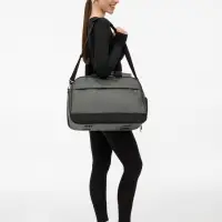 Спортивная сумка Atlantes, серая с черным Спортивная сумка Atlantes, серая с черным