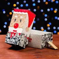 Подарочная коробка «С Новым годом» 10.1×8.2×20.2 см
