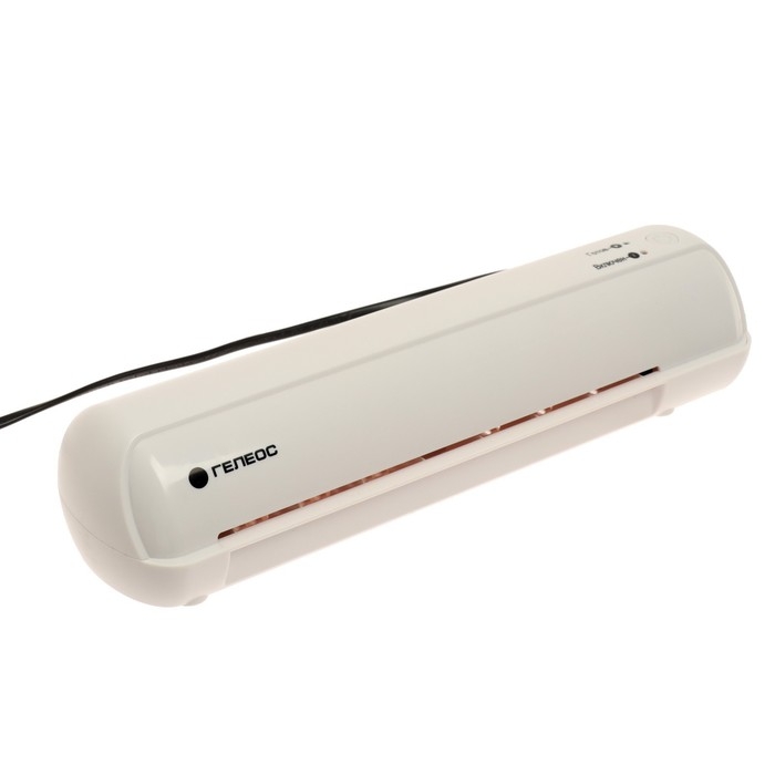 Ламинатор A4 75-150 мкм, 2 вала, скорость 32 см/мин, Гелеос, БЕЛЫЙ  Ламинатор A4 75-150 мкм, 2 вала, скорость 32 см/мин, Гелеос, БЕЛЫЙ "ЛМ A4 мини"