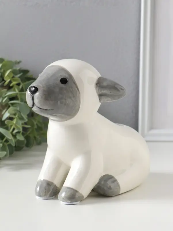 Копилка для денег керамика &laquo;Барашек в пижамке с капюшоном&raquo;, 16&times;13&times;19.5 см