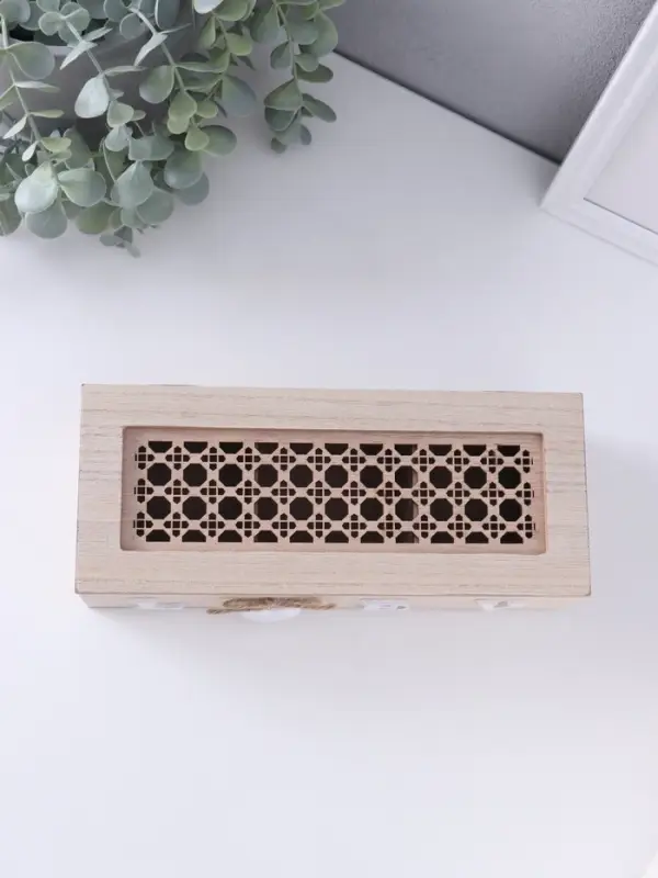 Шкатулка для украшений «Дом, там где сердце», дерево, 3 деления, 9.7×24×7 см