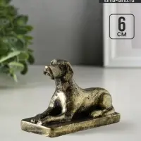Фигурка гипс &laquo;Собачка&raquo;, 6&times;8&times;4 см