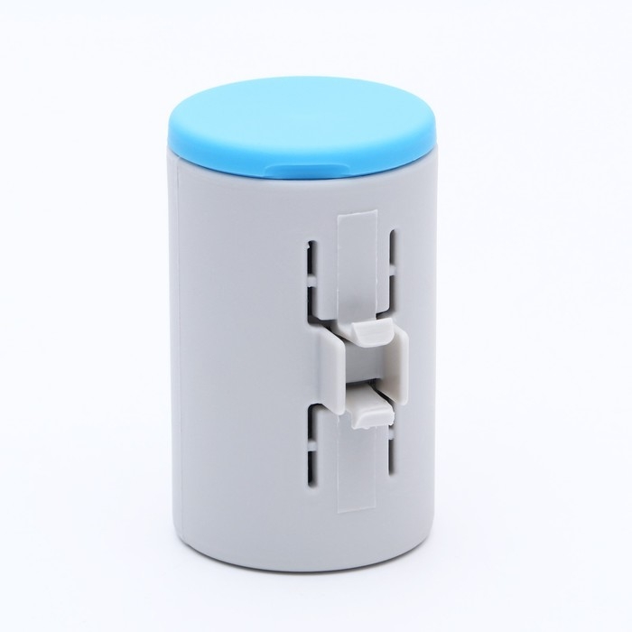 Рулетка DIIL, 8 м, до 50 кг, лента, прорезиненная ручка, голубая с серым Рулетка DIIL, 8 м, до 50 кг, лента, прорезиненная ручка, голубая с серым