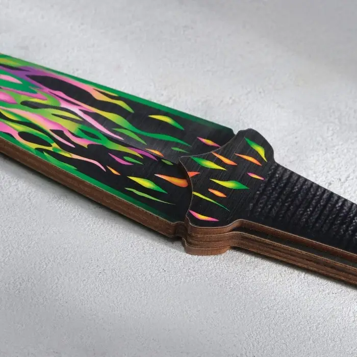 Сувенир деревянный Сувенир деревянный "Кунай" цветное пламя