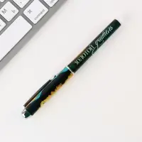 Ручка шариковая, синяя паста, 1 мм, пластик, в открытке &laquo;Лучшему учителю в мире&raquo;