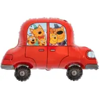 Воздушный шар фольгированный 30" «Три Кота, автомобиль» Воздушный шар фольгированный 30" «Три Кота, автомобиль»