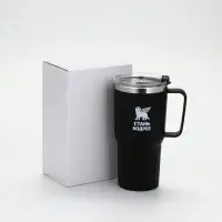 Термокружка "Стань бодрее", 500мл, черная Термокружка "Стань бодрее", 500мл, черная