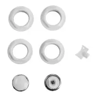 Набор для подключения радиатора ZEIN, 1" x 3/4", без кронштейнов