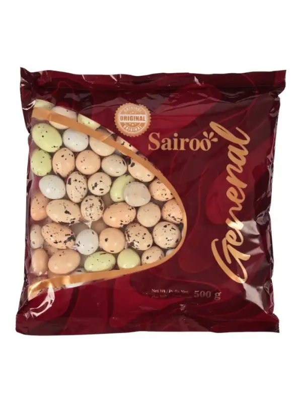 САЙРУ Драже зерновое перепелиные яйца Choco Egg "Sairoo" 500гр*10шт