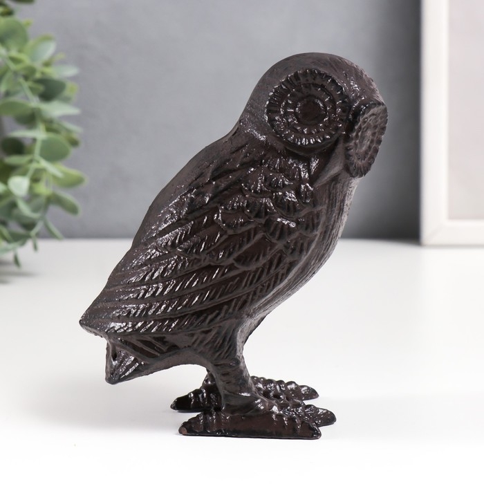 Сувенир чугун Сувенир чугун "Филин" 13х6,5х10 см