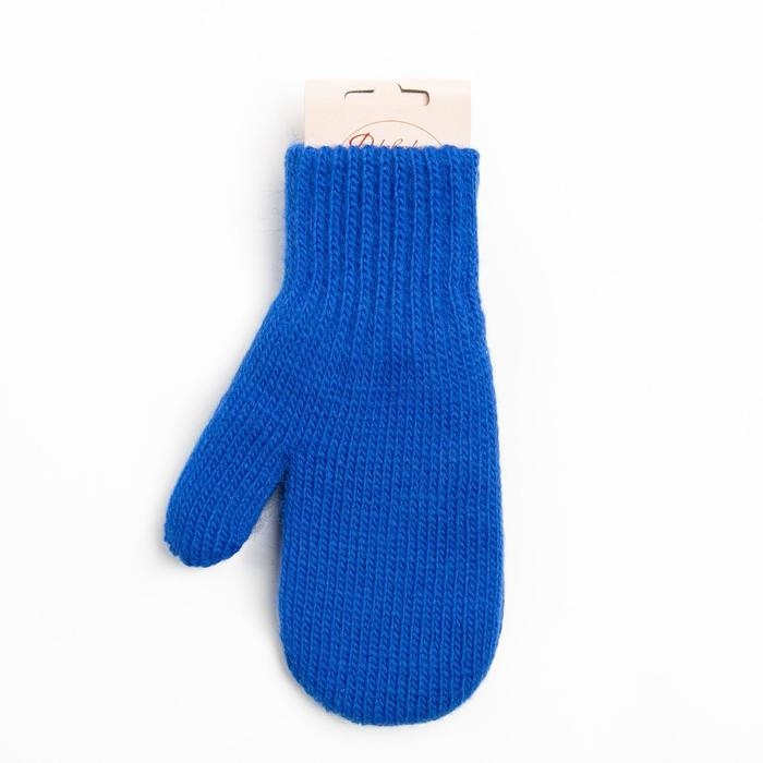 Варежки двойные детские, цвет синий, размер 12 (3-6 лет) Варежки двойные детские, цвет синий, размер 12 (3-6 лет)