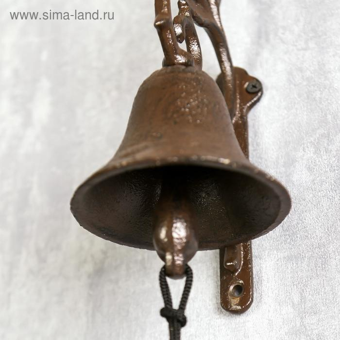 Колокол сувенирный металл  Колокол сувенирный металл "Птица на ветке" 24х12х7,5 см