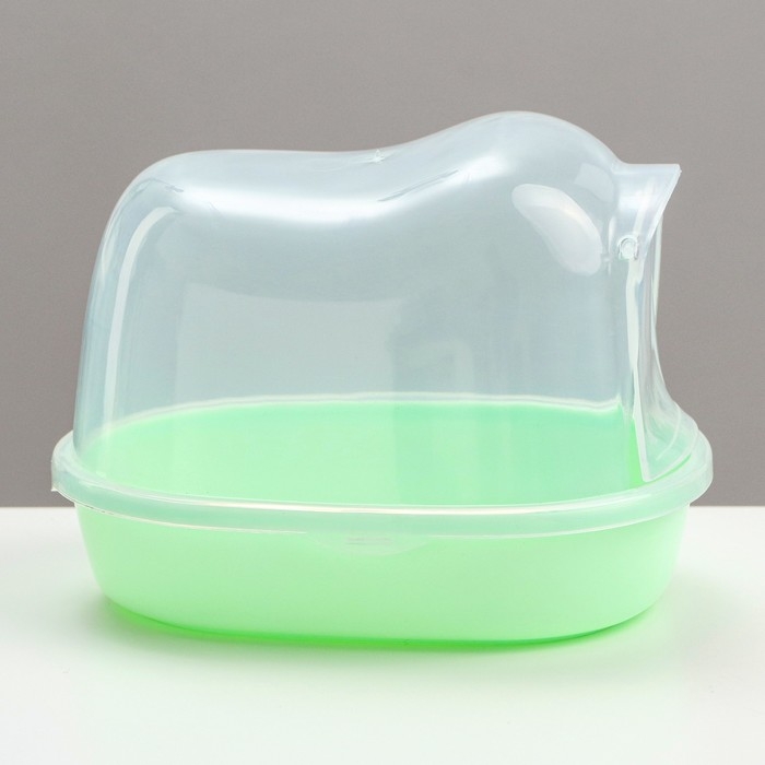 Туалет для грызунов фигурный Туалет для грызунов фигурный "Пижон", 13 х 10 х 10 см, зелёный