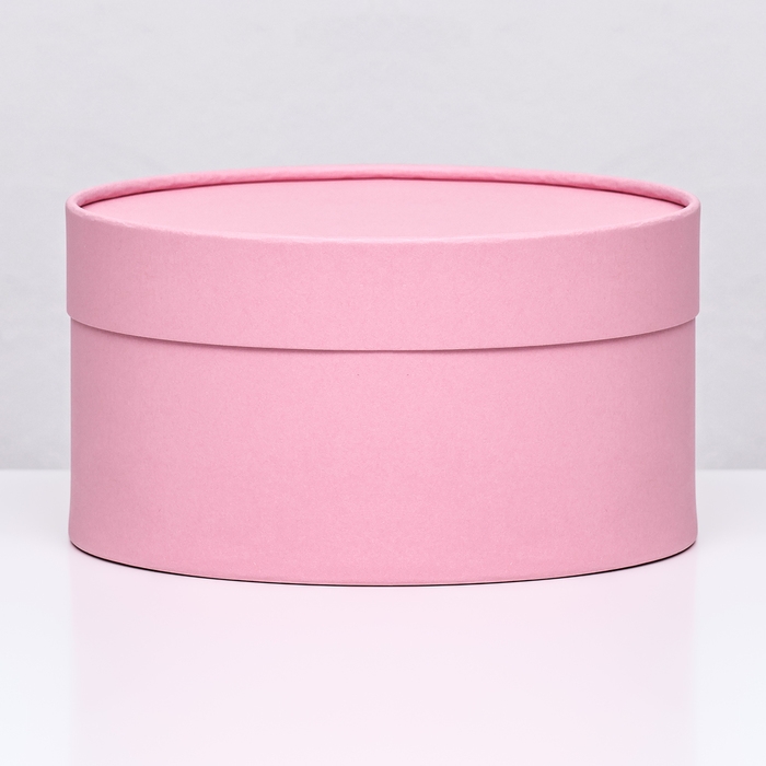 Подарочная коробка "Нежность" розовая, завальцованная без окна, 21 х 11 см