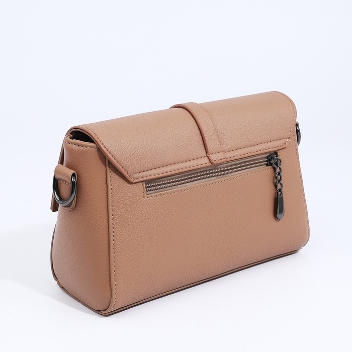 Сумка-мессенджер на магните, цвет бежевый Сумка-мессенджер на магните, цвет бежевый