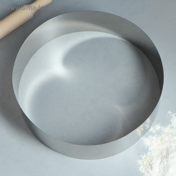 Форма для выпечки и выкладки «Круг», h-8,5, d-30 см Форма для выпечки и выкладки «Круг», h-8,5, d-30 см