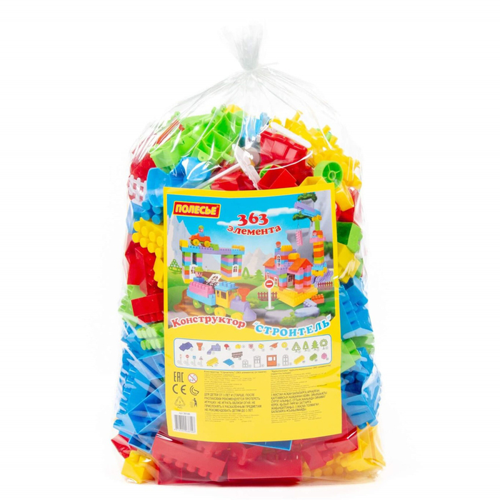 Конструктор «Строитель», 363 детали Конструктор «Строитель», 363 детали