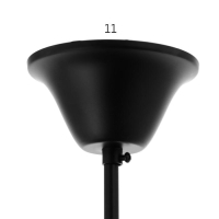 Люстра 85209/6 E27 40Вт черный 76х76х58-112 см BayerLux