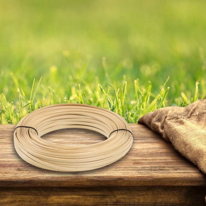 Ротанг искусственный 8 мм 100 м волна (солома) Ротанг искусственный 8 мм 100 м волна (солома)
