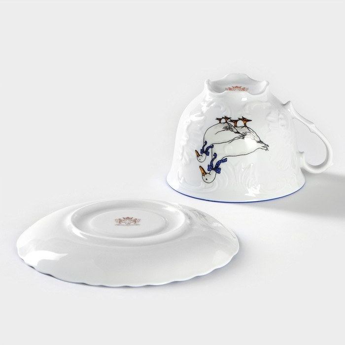 Чайная пара «Рококо. Гуси», 330 мл Чайная пара «Рококо. Гуси», 330 мл