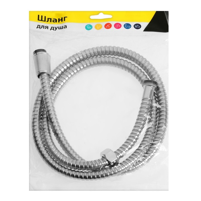 Шланг для душа Шланг для душа "СоюзКран" 569-018, 150 см, 1/2"(Имп)-1/2"(Имп), нерж.сталь, пластик, пвх