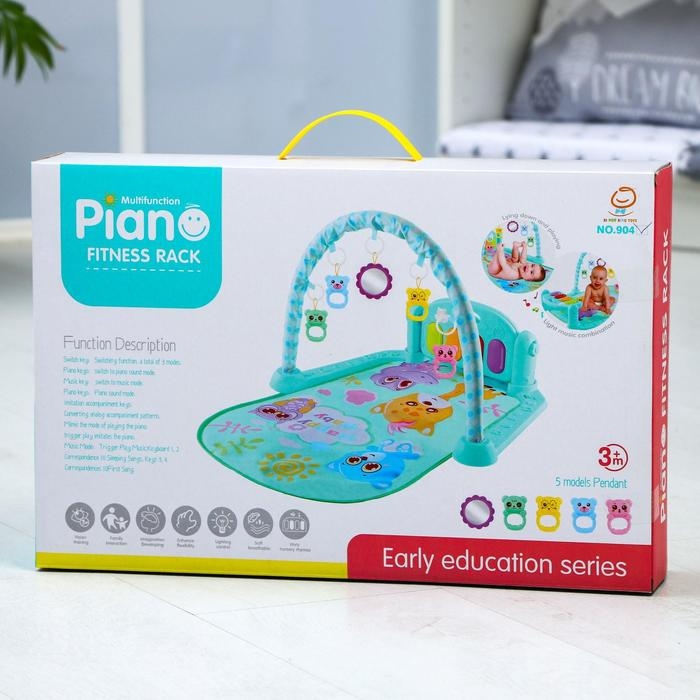 Развивающий музкальный коврик «Счастливые малыши», 73х48 см. Развивающий музкальный коврик «Счастливые малыши», 73х48 см.