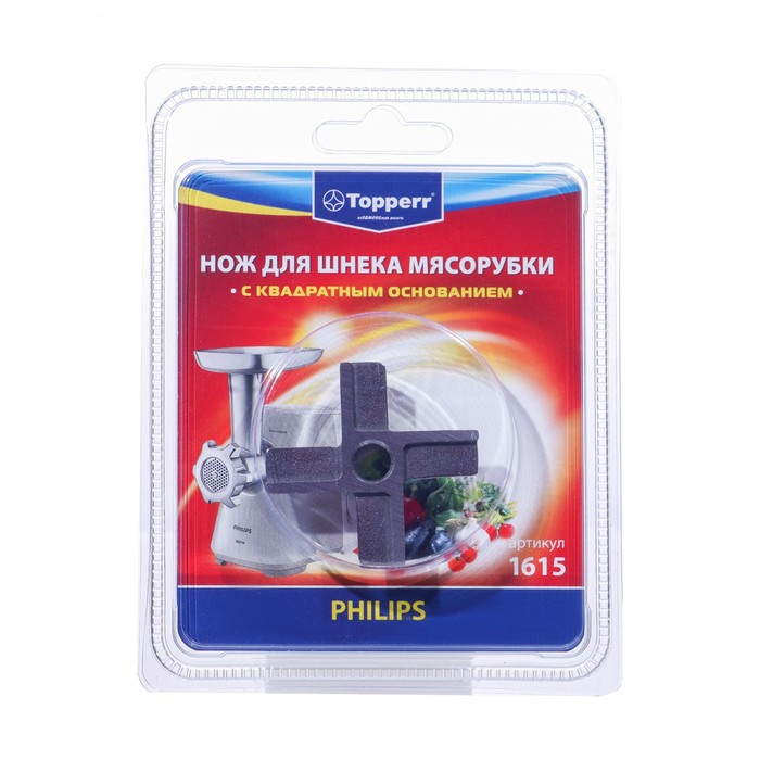 Нож Topperr для мясорубок PHILIPS, 1шт Нож Topperr для мясорубок PHILIPS, 1шт