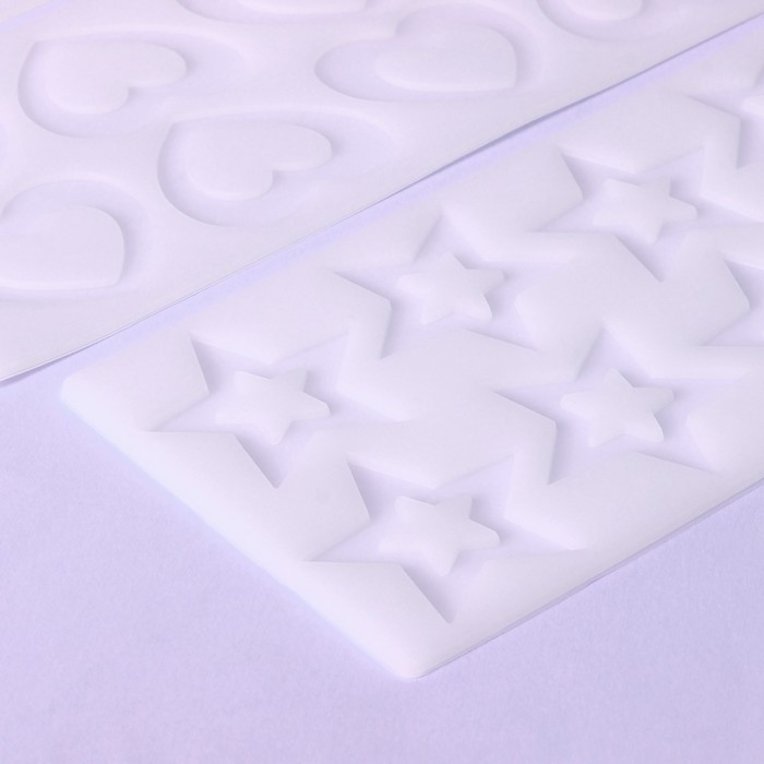 Набор форм для шоколада, 3 шт, 8 ячеек, силикон, 21×11×0,3 см, цвет прозрачный Набор форм для шоколада, 3 шт, 8 ячеек, силикон, 21×11×0,3 см, цвет прозрачный