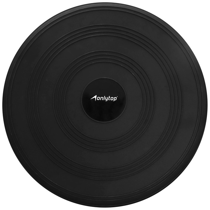 Подушка балансировочная ONLYTOP, массажная, d=32 см, цвет чёрный Подушка балансировочная ONLYTOP, массажная, d=32 см, цвет чёрный