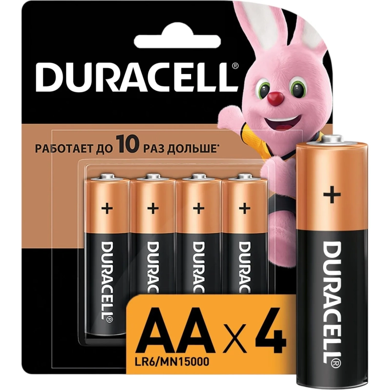 Батарейка DURACELL BASIC АА/LR6-4BL