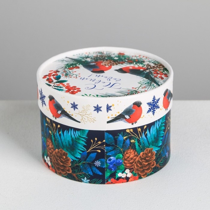 Коробка подарочная «Зима», 12 х 8 см, Новый год Коробка подарочная «Зима», 12 х 8 см, Новый год