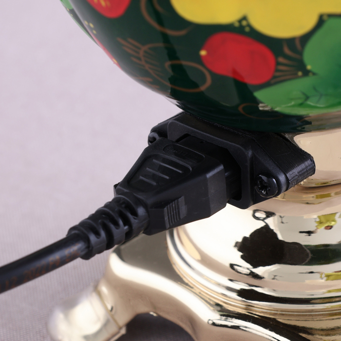 Набор «Маки на зелёном», жёлудь, 3 предмета, самовар 3 л, заварочный чайник 0,7 л, поднос Набор «Маки на зелёном», жёлудь, 3 предмета, самовар 3 л, заварочный чайник 0,7 л, поднос