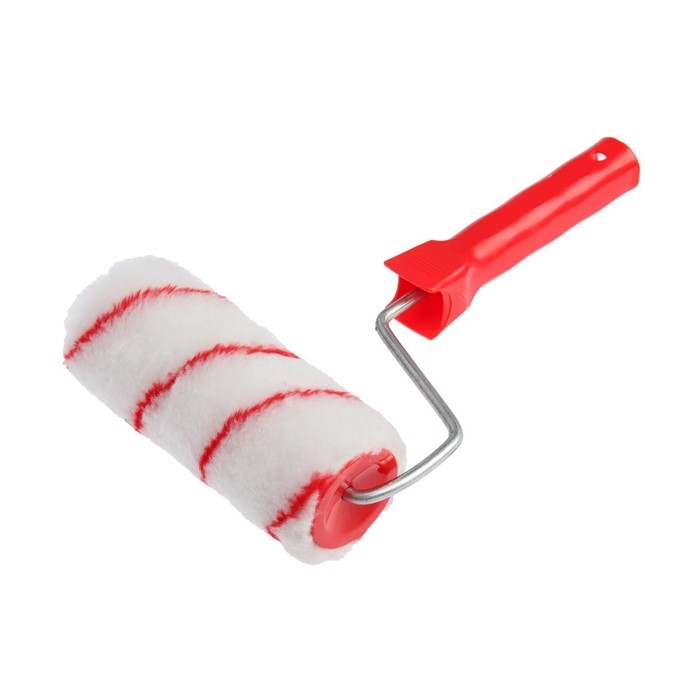 Валик ЛОМ, полиамид, 150 мм, рукоятка d=6 мм, D=48 мм, ворс 12 мм Валик ЛОМ, полиамид, 150 мм, рукоятка d=6 мм, D=48 мм, ворс 12 мм