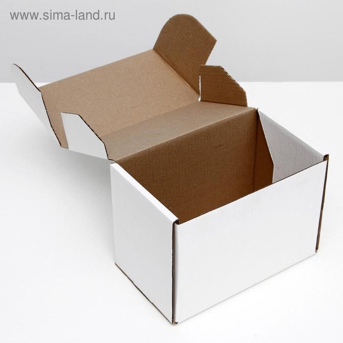 Коробка самосборная, белая, 26,5 х 16,5 х 19 см Коробка самосборная, белая, 26,5 х 16,5 х 19 см